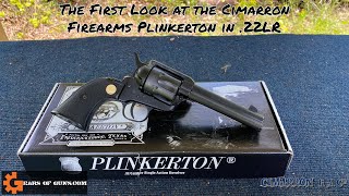 Cimarron Plinkerton 22 LR Revolver  The First Look [upl. by Haizek824]