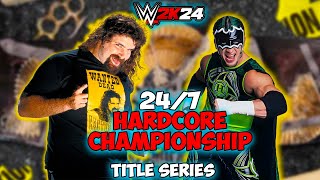 Cactus Jack Vs The Hurricane in the 247 Hardcore Title Series [upl. by Behlau625]