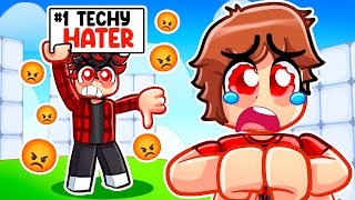 Techy Meets His 1 HATER In Roblox Rivals [upl. by Greysun]