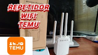 repetidor de señal WiFi temu viral [upl. by Pavlov]