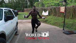 WBC Heavyweight Champion Deontay Wilder in fight camp for adversary Dominic Brezeale 18 May 2019 [upl. by Mikal]