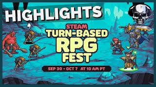 Steams Turn Based RPG Fest Highlights [upl. by Odnolor]