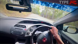 Is the Honda civic TYPE R FN2 really the WORST civic POV MOUNTAIN DRIVE AND OVERVIEW [upl. by Hadria515]