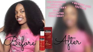 TRESEMME KERATIN SMOOTH 7 DAY HEAT ACTIVATED TREATMENT REVIEW [upl. by Deanna]