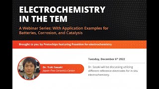 Webinar 2  Echem for TEM 101 Notes on Reference Electrodes for In Situ Electrochemistry [upl. by Elik]