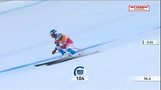 Bormio 🇮🇹  mens Super G Dec 29 2022  Alexis Pinturault 🇫🇷 [upl. by Garnette]