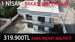 100m2 EV KABA İNŞAAT MALİYETİ 01042022 [upl. by Nyladnek]