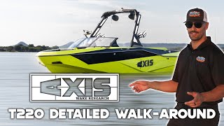 2023 Axis T220 by Malibu Boats  Detailed WalkAround [upl. by Crissie]