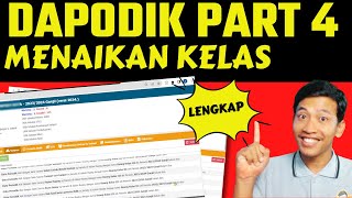 Cara menaikan kelas dapodik 2024 sd [upl. by Aubyn]