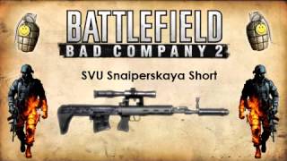 Battlefield Bad Company 2  Sniper Rifle Sounds [upl. by Eustace289]