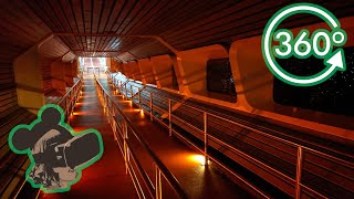 360º Ride on Space Mountain at Magic Kingdom  Front Row [upl. by Erdnaxela]