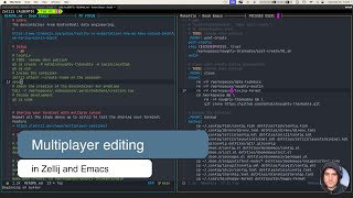 Multiplayer editing with Zellij and Doom Emacs [upl. by Elatnahc]