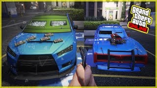 NUOVO VEICOLO BLINDATO PIÙ RESISTENTE DI GTA 5 ONLINE TEST RESISTENZA DUKE O DEATH VS KARIN KURUMA [upl. by Oloapnaig]