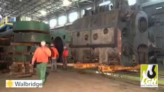 Sliding a 350 Ton Gripper Head with HYDRASLIDE [upl. by Harad]