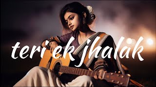 TERI EK JHALAK  NEW LOVELY 😍 LOFI SONG 🎧  SLOWED REVERB Vipriy zeemusiccompany [upl. by Taryne]