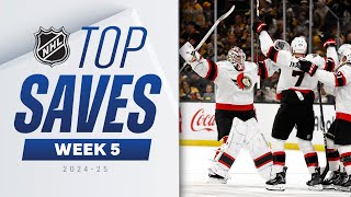 NHL Top Saves of the Week  202425  Week 5 [upl. by Lyndon]