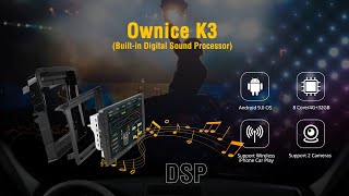 Ownice K3 C800 Android Car Radio Navigation DVD Player with 6 Channel or 8 Channel DSP Audio System [upl. by Gaeta]