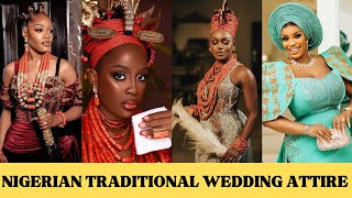 Cultural Wedding Dresses Celebrating Nigerian Heritage and Tradition  Igbo  Yoruba  Hausa Trads [upl. by Aicital]