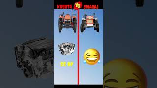 Kubota vs Swaraj 855 💪😎 shorts kubota swaraj short subscribe youtube [upl. by Hubing]