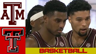 22 TEXAS AampM vs TEXAS TECH Basketball Game Full Highlights 2024 [upl. by Lesnah536]