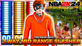 THE BEST 2WAY MIDRANGE SLASHER BUILD in NBA 2K24 is THE BEST SLASHER BUILD IN NBA 2K24 [upl. by Bergeman729]