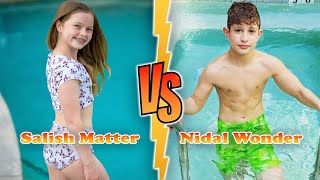 Salish Matter VS Nidal Wonder Stunning Transformation ⭐ From Baby To Now [upl. by Adekan]