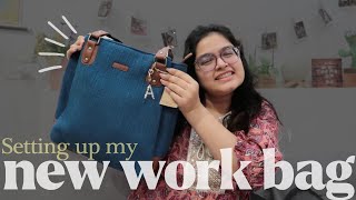 WHATS IN MY WORK BAG  OFFICE ESSENTIALS  ANVI VIJH [upl. by Park]