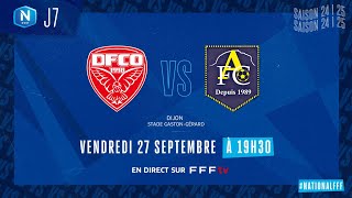 J7 I Dijon FCO vs Aubagne FC en replay 10 I National FFF 20242025 [upl. by Neersin262]