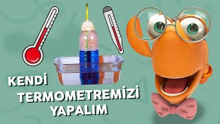 KENDİ TERMOMETRENİ KENDİN YAP  Profesör Balık ile Deneyler [upl. by Arianie]