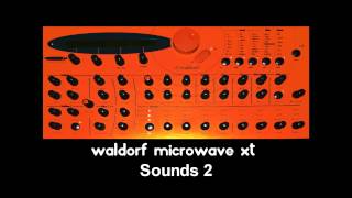 Waldorf Microwave XT  Sounds 2 [upl. by Lyall]