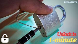 Padlocks Picking Hack  Tala Kese Kholen  lock kholne ka tarika [upl. by Glinys]