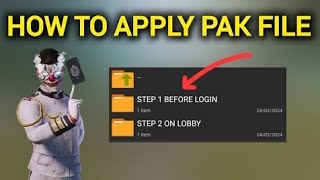 How to apply bgmi pak file  how to apply config  how to apply login and lobby config Shubhampubg [upl. by Anyahc244]