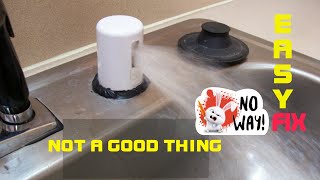 💦 Dishwasher Leaking Water At Air Gap 💦  EASY FIX [upl. by Hnahk]