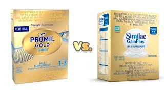 S26 Promil 3 VS Similac GainPlus Nutrition Facts Based Review [upl. by Bartolome445]