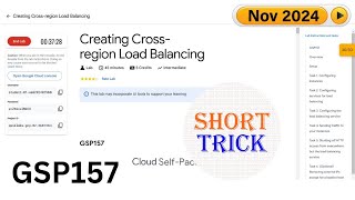 Creating Crossregion Load Balancing  GSP157  qwiklabs  arcade [upl. by Rory573]