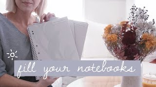 7 Ways to Fill your Notebooks ☀️ [upl. by Allemahs]