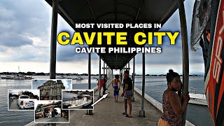 Most Visited Places in Cavite City Cavite  Ferry Terminal  Samonte Park  San Roqoue Church [upl. by Acimaj]