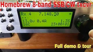 Homebrew 8band SSB HF transceiver EI9GQ  Part 1 Receiver [upl. by Theta197]