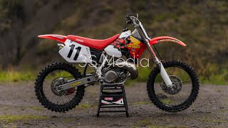 HONDA CR 250 2 TIEMPOS CON WALTER NOSIGLIA 11  LVN THE 90´s [upl. by Warner]