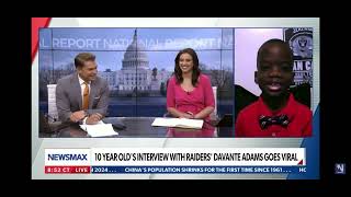 Jeremiah interview whost Shaun Kraisman amp Emma Rechenberg from Newsmax TV studios in MHTN 011723 [upl. by Navnod638]