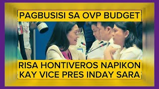 RISA HONTIVEROS NAPIKON KAY SARA SA MGA SAGOT NITO  PAREHONG NAGTARAY masterkalog [upl. by Pyotr]