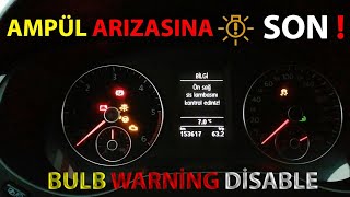 GOLF MK6 Ampul Arızasını Kapatma  Led Ampül Kodlama  Dünyada İlk  bulb warning disable [upl. by Mayor452]