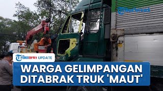 Detikdetik Truk Maut Tabrak Sejumlah Mobil dan Motor di Tangerang Warga Gelimpangan Tertabrak [upl. by Paulita670]