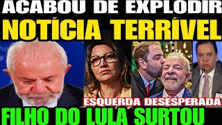 FOI CONFIRMADO SAIU NOTÍCIA TERRÍVEL PARA LULA DA SILVA FILHO DO LULA SURTOU E FEZ POSTAGEM P BOL [upl. by Arikihs239]