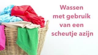 Kleding wassen met een scheutje azijn [upl. by Anabelle]