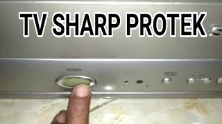 Kerusakan tv sharp protek teg 180 drop [upl. by Groos]