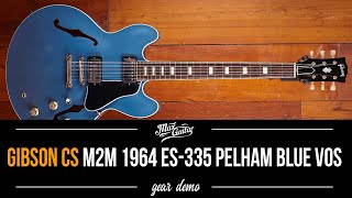 Made to Measure GOODNESS  Gibson CS 1964 ES335 Pelham Blue VOS [upl. by Otipaga]