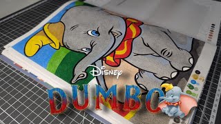 Coloriages mystères disney tome BABIES  Dumbo marjorieportraitiste coloriage artist disney [upl. by Notsehc]