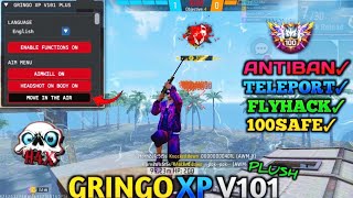 GRINGO XP V101 PLUS  OB46 FF HACK  FREE FIRE MOD MENU  GRINGO XP HACK  FF HACK [upl. by Akenal29]