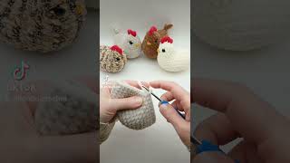 Crochet chicken KIT amp Pattern crochetchicken crochetkit crochetpattern crochettoys amigurumi [upl. by Moersch]